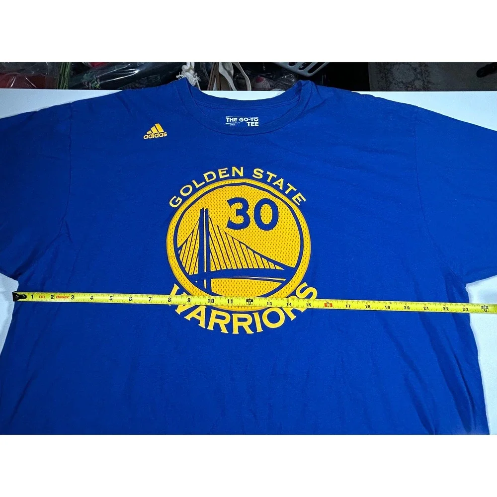 Adidas Golden State Warriors‎ Stephen Curry 30 Blue T Shirt 2X